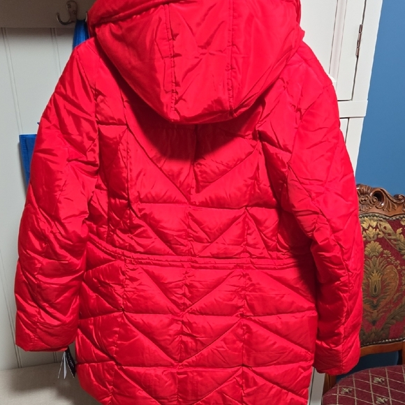 Kate spade Vibrant Red Quilted Puffer Jacket - Picture 4 of 11